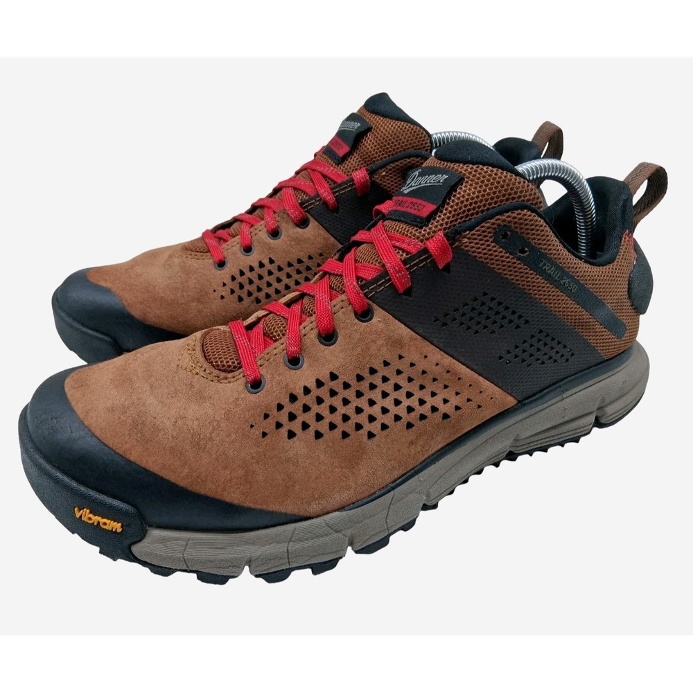 Danner Trail 2650 Shoes Mens Size 11 EE Brown Suede Vibram Hiking Trail Sneakers